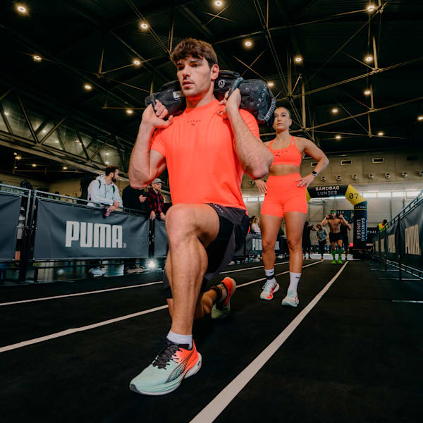 Zapatillas PUMA x HYROX Deviate NITRO™ 3, Glowing Red-Mint Melt, large-ARG