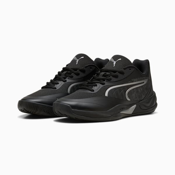All-Pro NITRO™ SkyBreak Basketball Shoes Unisex, PUMA Black-Puma Aged Silver, large-MEX
