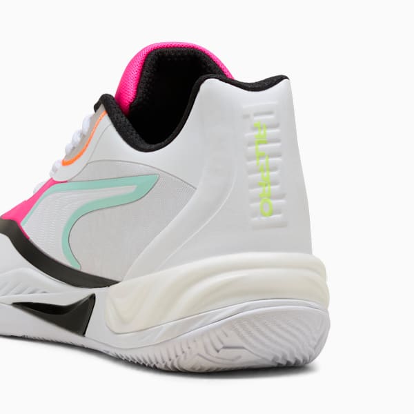 All-Pro NITRO™ SkyBreak Basketball Shoes Unisex, PUMA White-Mint Melt-Fluro Pink Pes, large-MEX