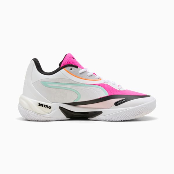 All-Pro NITRO™ SkyBreak Basketball Shoes Unisex, PUMA White-Mint Melt-Fluro Pink Pes, large-MEX