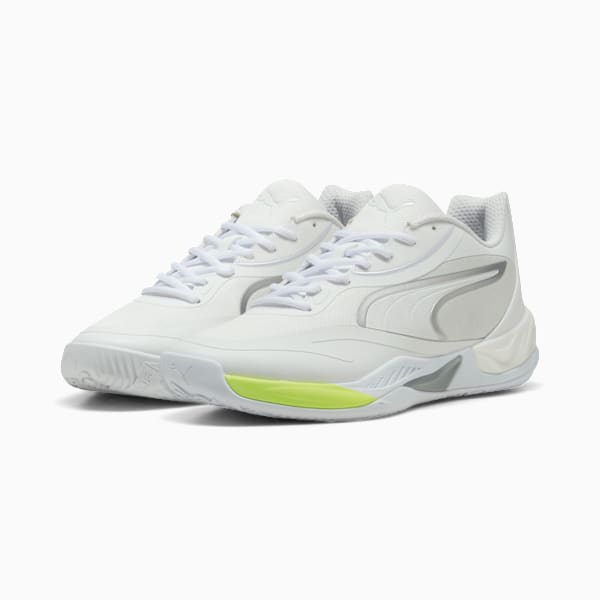 All-Pro NITRO™ SkyBreak Basketball Shoes Unisex, PUMA White-PUMA Silver-Lime Squeeze, large-MEX