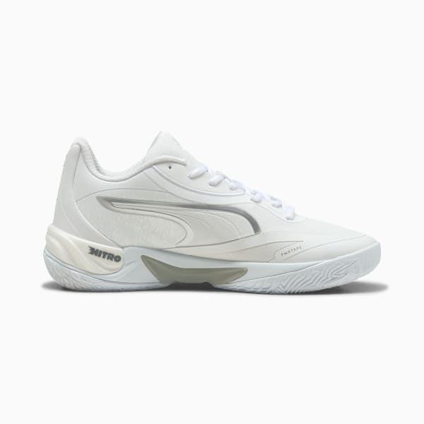 All-Pro NITRO™ SkyBreak Basketball Shoes Unisex, PUMA White-PUMA Silver-Lime Squeeze, large-MEX