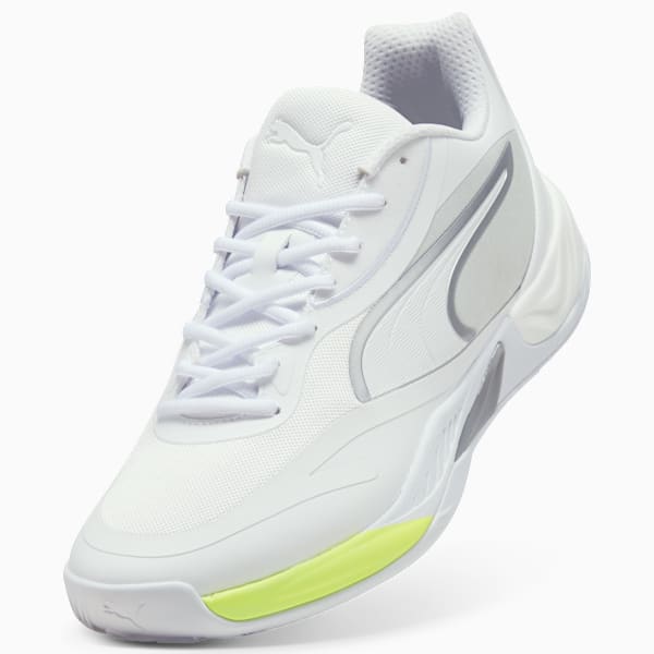 All-Pro NITRO™ SkyBreak Basketball Shoes Unisex, PUMA White-PUMA Silver-Lime Squeeze, large-MEX