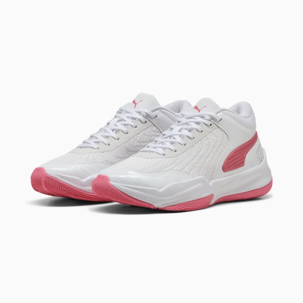 Court Pro 2 Metallic Basketball Shoes Youth, Magic Rose-Pure Magenta-Iridescent, large-MEX
