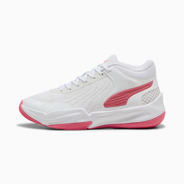 Court Pro 2 Metallic Basketball Shoes Youth, Magic Rose-Pure Magenta-Iridescent, large-MEX