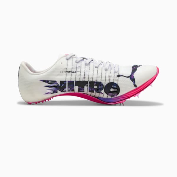 evoSPEED Sprint NITRO™ Elite 2 DIGITOKYO Spikes Unisex, PUMA White-PUMA Black-Fluro Pink Pes, large-ZAF
