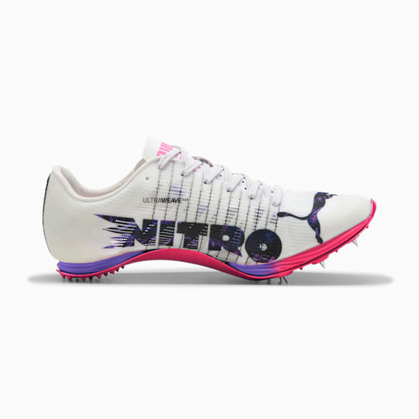 evoSPEED 400 NITRO™ Elite 2 DIGITOKYO Spikes Unisex, PUMA White-PUMA Black-Fluro Pink Pes, large-ZAF