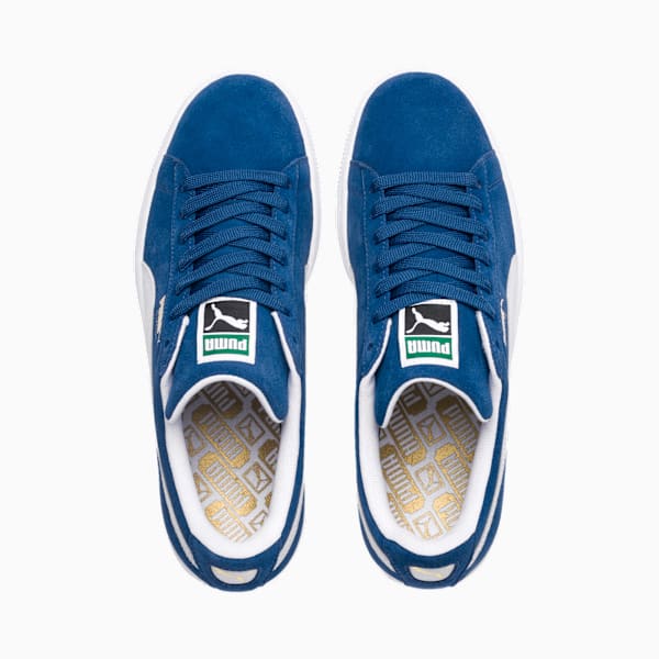 Suede Classic+ Trainers, olympian blue-white, large-ZAF