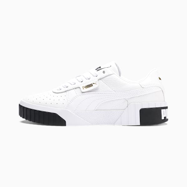 Zapatilla PUMA Cali para mujer, Puma White-Puma Black, large-ARG