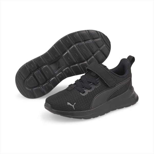 Anzarun Lite Kids' Trainers, Puma Black-Ultra Gray, large-MEX