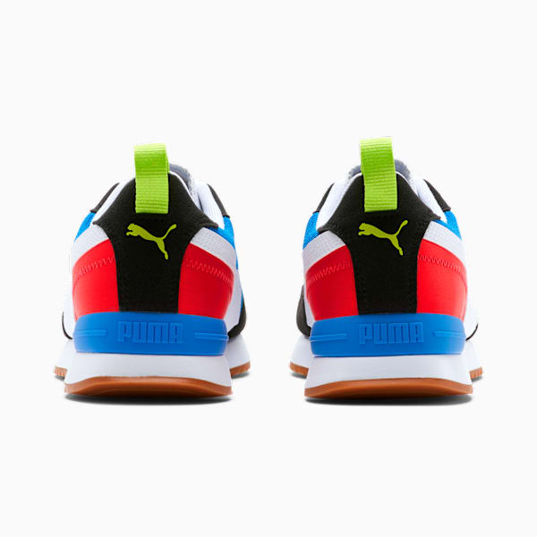 R78 Runner Trainers, Palace Blue-Puma Black-Puma White, large-ZAF
