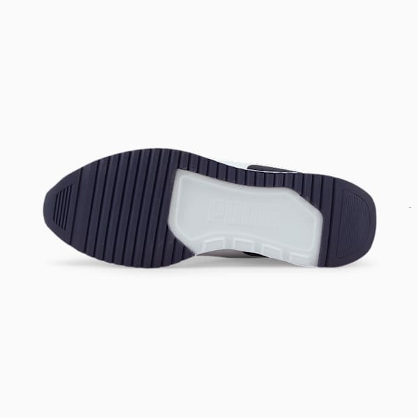 R78 Runner Trainers, Mykonos Blue-Puma White-Peacoat-High Risk Red, large-ZAF