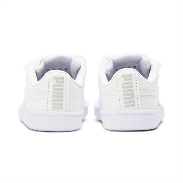 UP V Babies' Trainers, Puma White-Puma White-Gray Violet, large-MEX