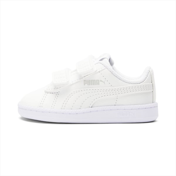 UP V Babies' Trainers, Puma White-Puma White-Gray Violet, large-MEX