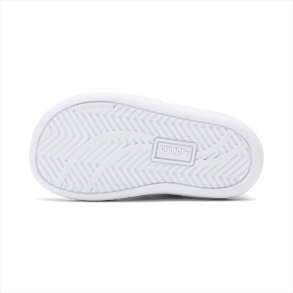 UP V Babies' Trainers, Puma White-Puma White-Gray Violet, large-MEX