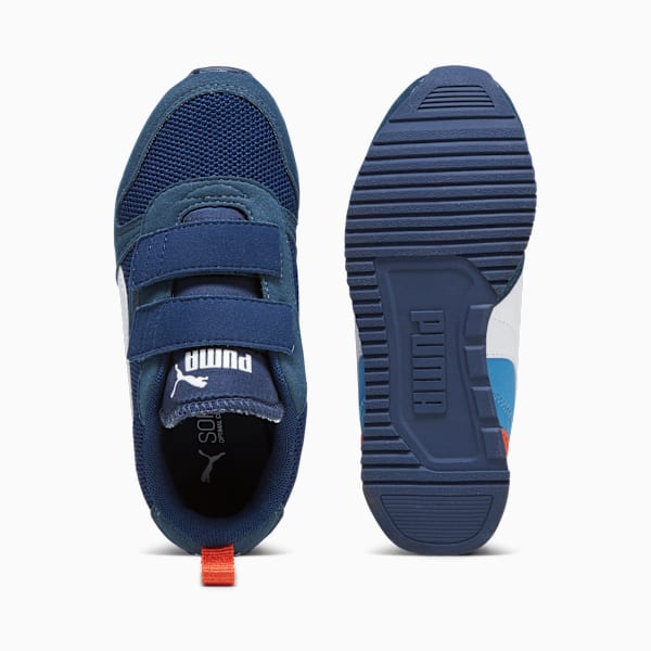 R78 Kids' Trainers, Persian Blue-PUMA White-Inky Blue-Regal Blue, large-ZAF