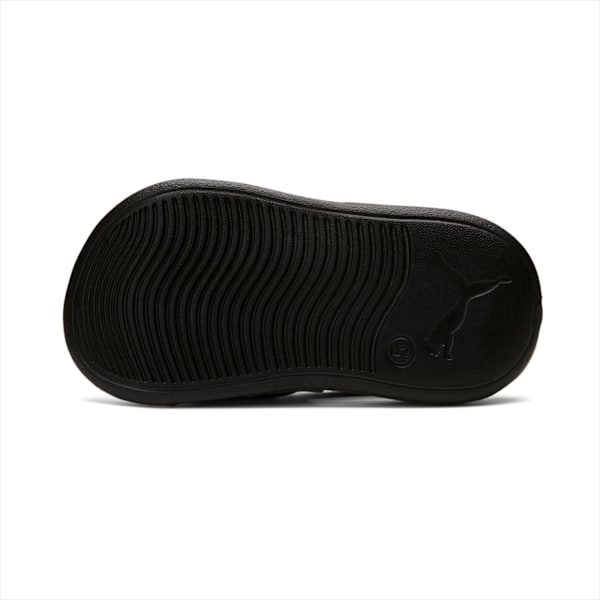 Sandalias con correa trasera Popcat 20 para bebé, Puma Black-Puma White, large-MEX