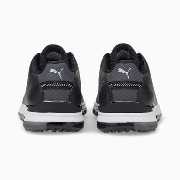PROADAPT ALPHACAT Leather Men's Golf Shoes, Puma Black-Puma Silver, large-ZAF
