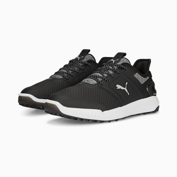 IGNITE ELEVATE Golf Shoes Men, Puma Black-PUMA Silver, large-ZAF