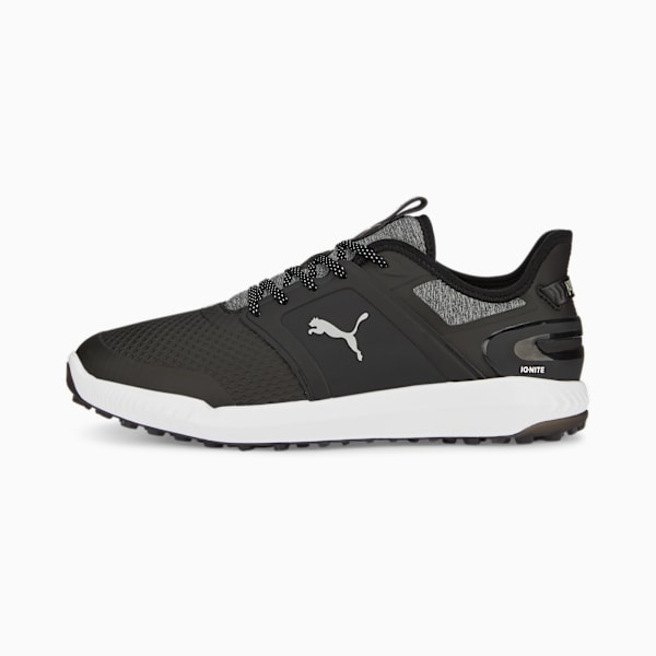 IGNITE ELEVATE Golf Shoes Men, Puma Black-PUMA Silver, large-ZAF