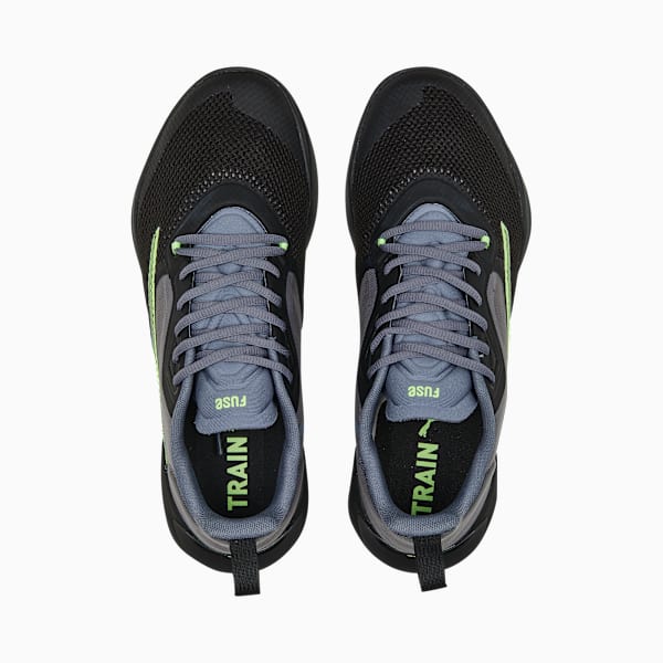 Zapatillas de training para hombre Fuse 2.0, PUMA Black-Gray Tile-Fast Yellow, large-ARG