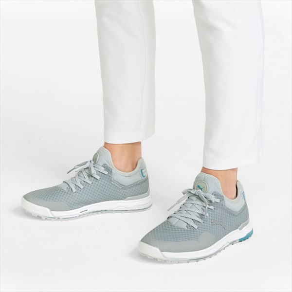 PROADAPT ALPHACAT Women's Golf Shoes, High Rise-Puma Silver-Porcelain, large-ZAF