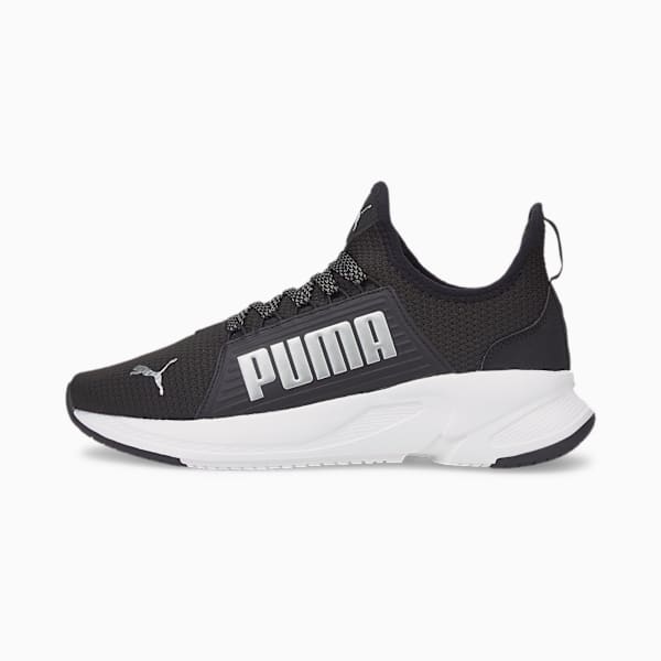 Softride Premier Slip-On Women's Running Shoes, Puma Black-Metallic Silver, large-ZAF