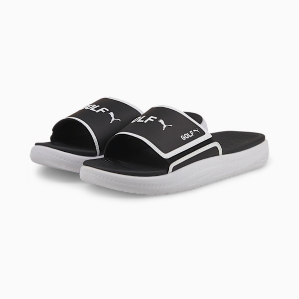 GS-Softride Golf Slides, Puma Black-Puma White, large-ZAF