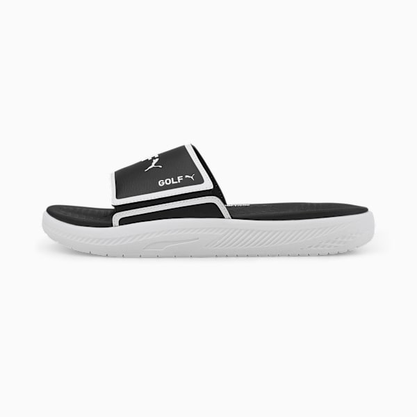 GS-Softride Golf Slides, Puma Black-Puma White, large-ZAF