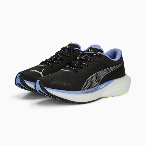 Zapatillas de running para mujer Deviate NITRO 2, PUMA Black-Elektro Purple, large-ARG