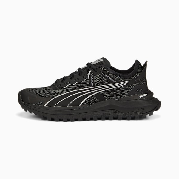 Voyage NITRO™ 2 Women's Trail Running Shoes, Puma Black-Metallic Silver, large-ZAF