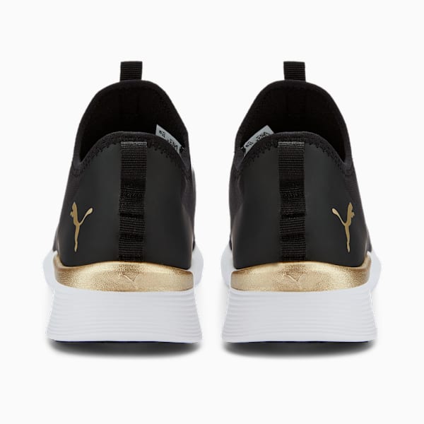 Tenis de training Mujer, Puma Black-Puma White-Puma Team Gold, large-MEX