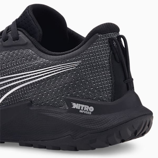 Fast-Trac NITRO™ Women's Trail Running Shoes, Puma Black-Metallic Silver, large-ZAF