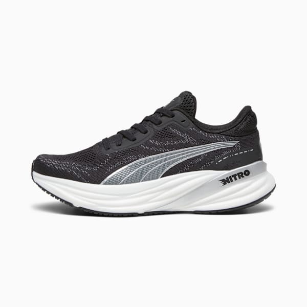 Zapatillas de running Magnify NITRO™ 2 para mujer, PUMA Black-PUMA White-PUMA Silver, large-ARG