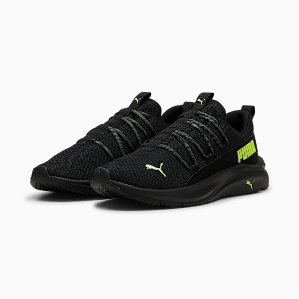 Tenis para correr Hombre Softride One4all, PUMA Black-Lime Pow-Cool Dark Gray, large-MEX