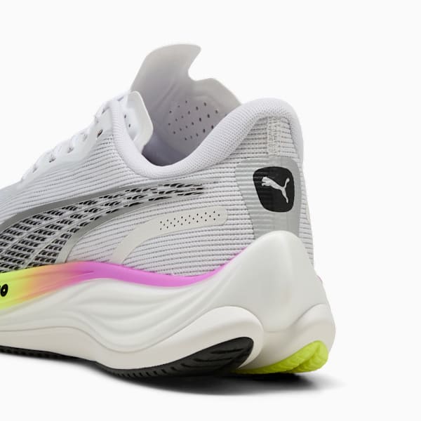 Tenis de running para hombre Velocity NITRO™ 3, PUMA White-Pure Magenta-Yellow Alert, large-MEX