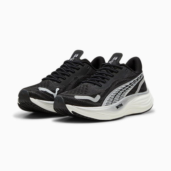 Tenis de running para mujer Velocity NITRO 3, PUMA Black-PUMA Silver-PUMA White, large-MEX