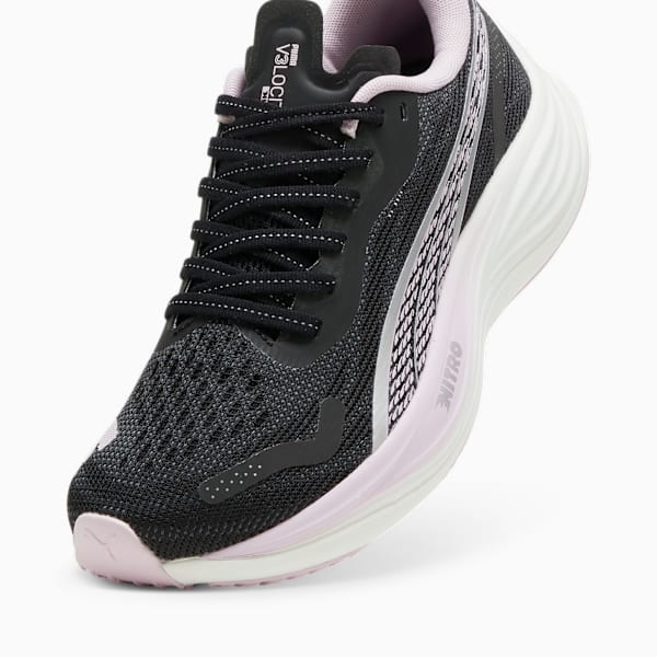 Zapatillas de running para mujer Velocity NITRO™ 3, PUMA Black-PUMA Silver-Grape Mist, large-ARG