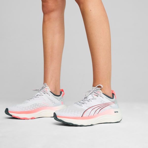Zapatillas de running para mujer ForeverRun NITRO, PUMA White-Sunset Glow-Galactic Gray, large-ARG
