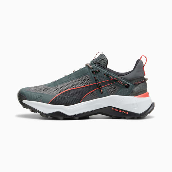 Zapatillas de senderismo para hombre Explore NITRO, Mineral Gray-PUMA Black-Active Red, large-ARG