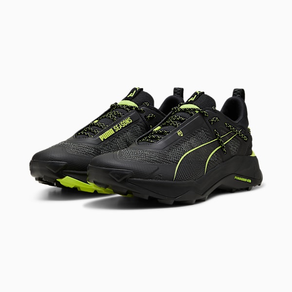 Zapatillas de senderismo para hombre Explore NITRO, PUMA Black-Lime Pow, large-ARG