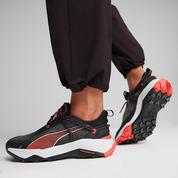 Zapatillas de senderismo para mujer Explore NITRO, PUMA Black-Active Red-Silver Mist, large-ARG