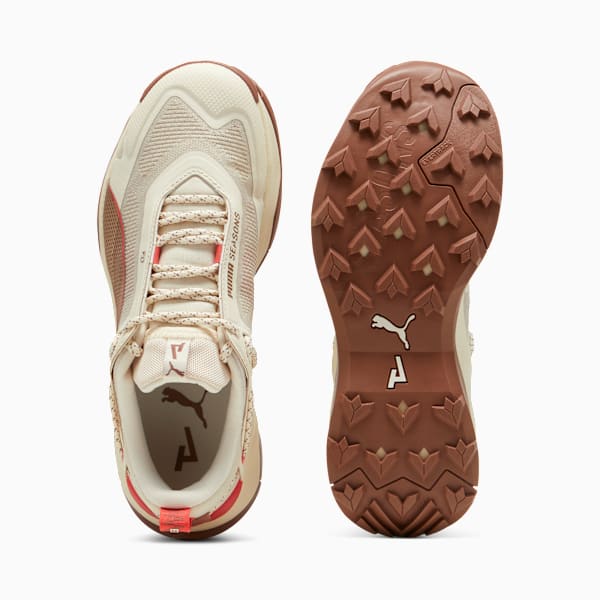 Zapatillas de senderismo para mujer Explore NITRO, Sugared Almond-Brown Mushroom-Active Red, large-ARG