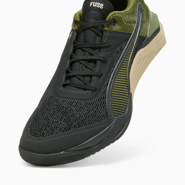 Zapatillas Training para hombre Fuse 3.0, PUMA Black-Cool Dark Gray-Olive Green-Putty, large-ARG