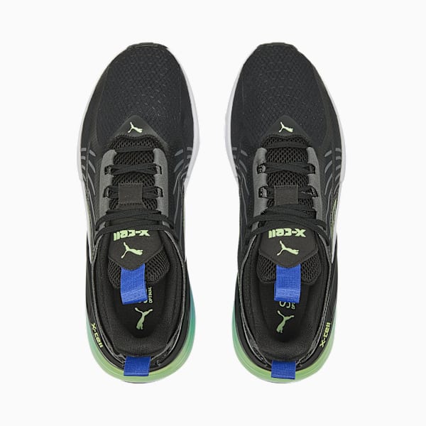 Zapatillas de running X-Cell Action, PUMA Black-Cool Dark Gray-Fizzy Lime, large-ARG