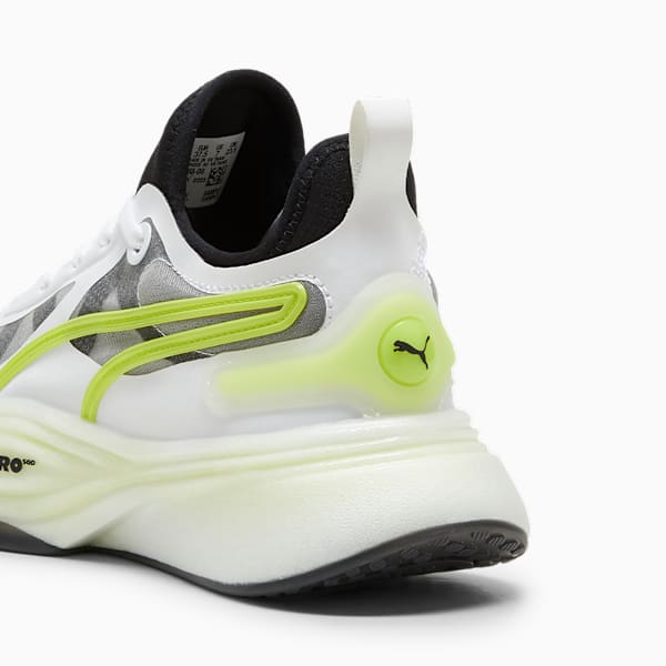 Zapatillas de training PWR NITRO™ SQD para mujer, PUMA White-PUMA Black-Lime Pow, large-ARG