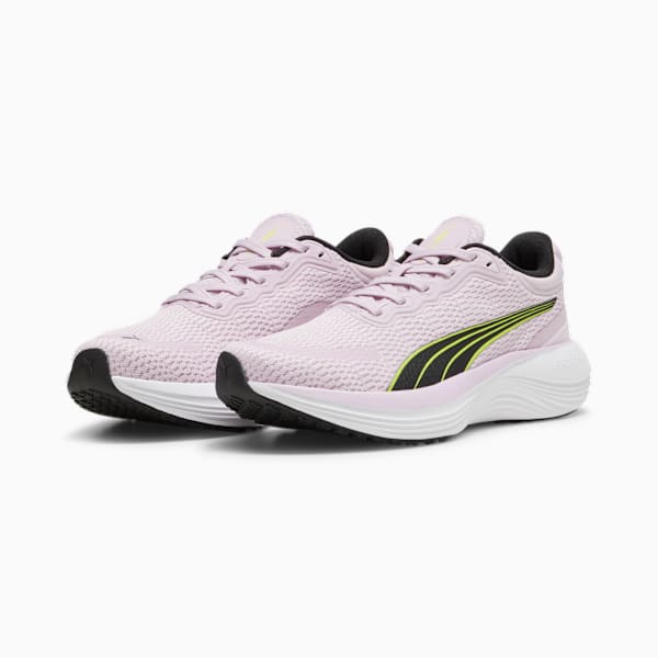 Tenis para correr Scend Pro, Grape Mist-PUMA Black-Lime Pow, large-MEX
