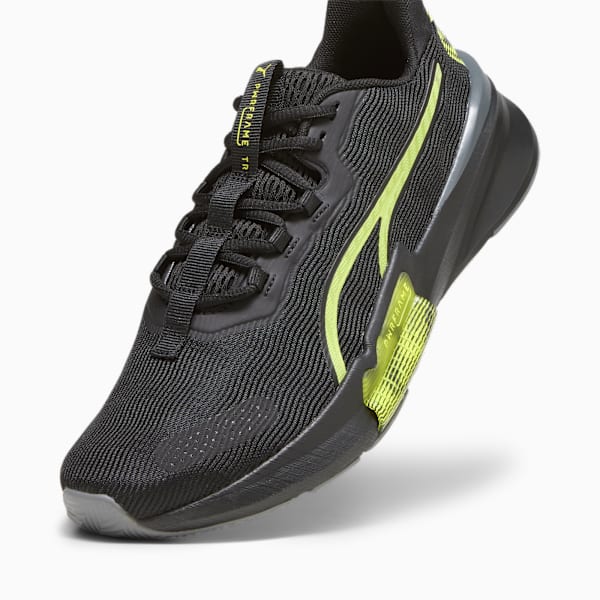 Zapatillas de training para hombre PWRFrame TR 2, PUMA Black-Yellow Burst, large-ARG