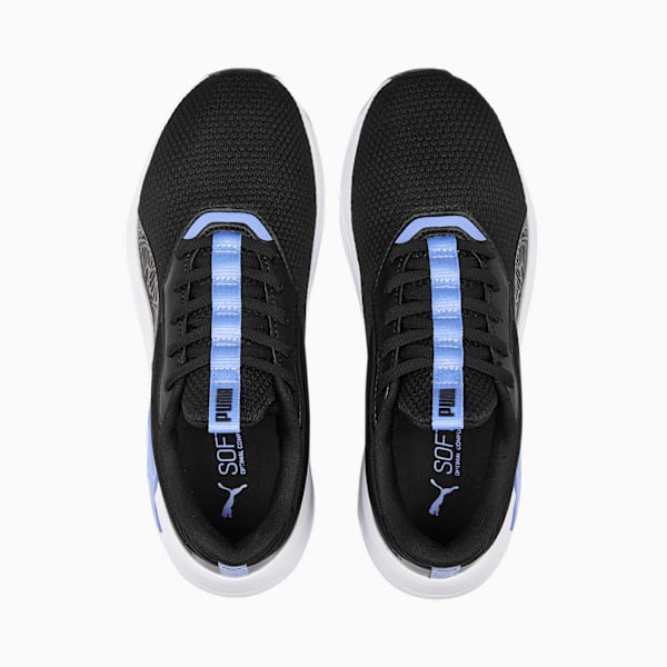 Zapatillas de running para mujer Lex Nova Shine, PUMA Black-Elektro Purple-PUMA White, large-ARG