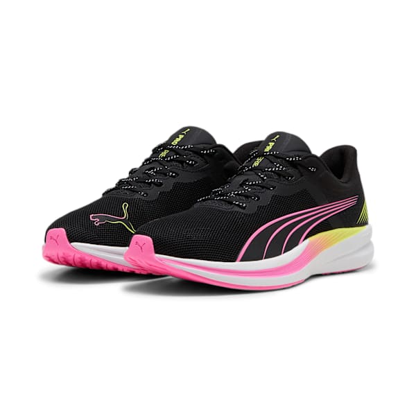 Zapatillas de running Redeem ProFoam, PUMA Black-PUMA White-Poison Pink, large-ARG